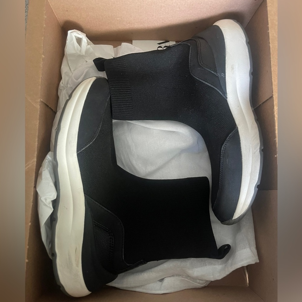 Zara Fabric high top sneakers